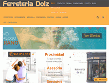 Tablet Screenshot of ferreteriadolz.com